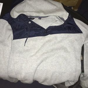 Nautica Men’s Pullover button sweatshirt hoodie